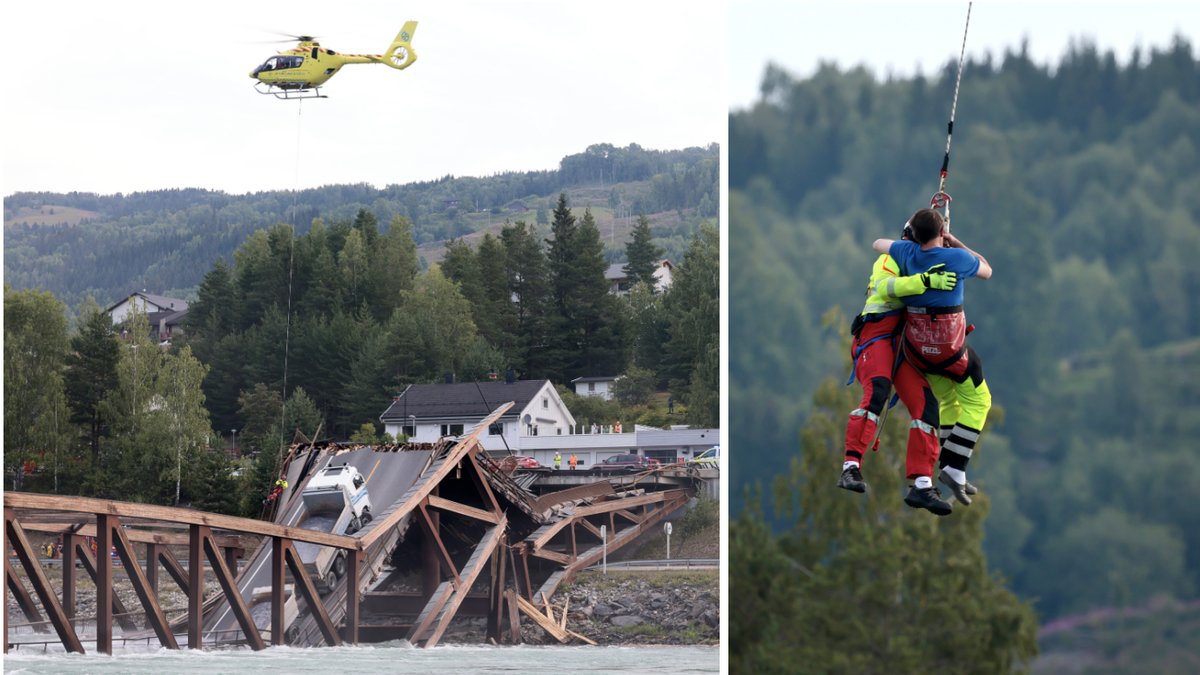 En bro har rasat i Norge.